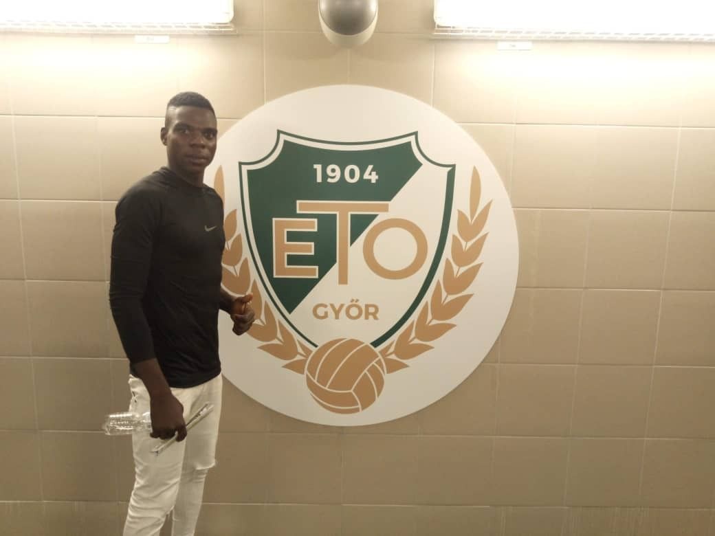 At the ETO Gyor crest