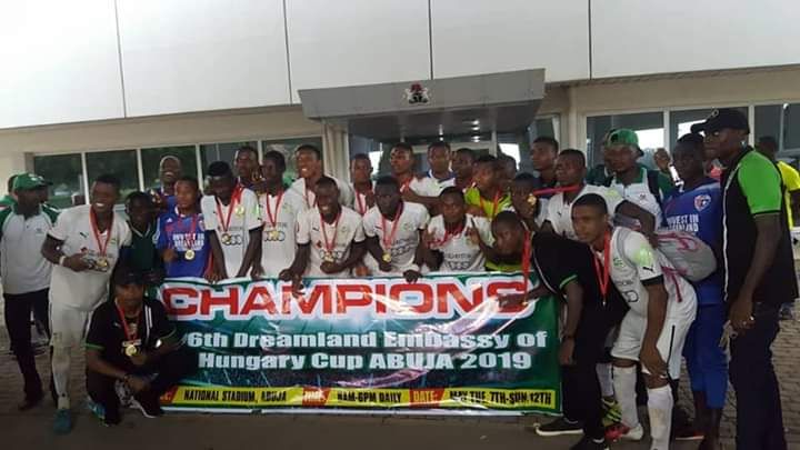 Champions — 6th Dreamland-Embassy of Hungary Cup, Abuja, 2019