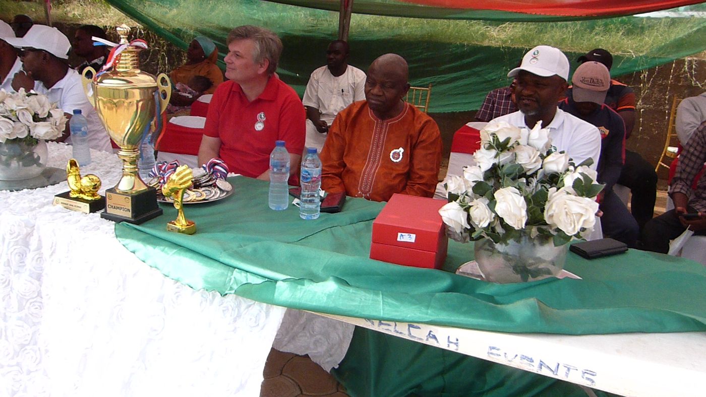 The high table at the closing ceremony