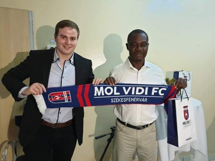 Mr Ndudi Edede with MOL Vidi FC, Szekesfehervar, Hungary